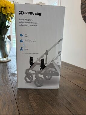 UPPAbaby Black Lower Adapters for Vista/Aria/Bassinet